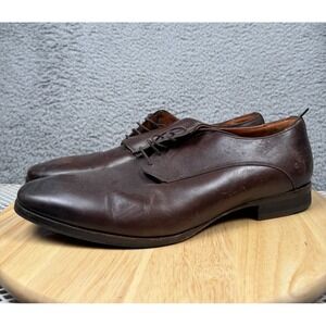 Wolf and Shepherd Brown Leather Cap Toe Oxford Men's Size 12.5